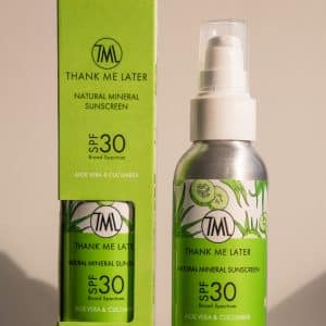 Aloë Vera & Groene Thee Minerale Zonnebrandcrème SPF 30 | Gevoelige Huid